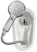 Osculati Adriana Recess-Fit Boat Shower 162x303 mm with 4 meter Stainless Steel Hose - 15.480.00