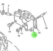Nanni Diesel 970154007 - Thermostat Housing for Fresh Water Pump