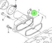 Nanni Diesel 970313457 - Breather Pipe for Intake Manifold
