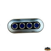 Trem L0604130 - Switch Panel with 4 Utilities Blue LED IP65