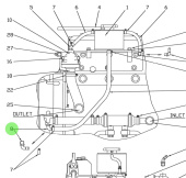 Bukh 532V0335 - Elbow Hose Nipple for DV36 and DV48 Keel Cooling Systems