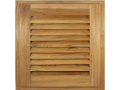 Eude Slat Door with Frame Square 38.1x38.1x3.5cm