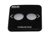 Max Power Black Protective Plate Push Button Panel