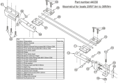Barton 44030-03 - Boom Channel Fixing Screws CSK For Boomstrut 44030