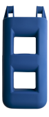 Allpa Ladder Fender 2-Steps, 250x120x550m, 3kg, Blue