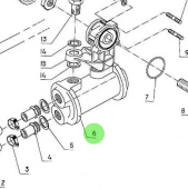 Nanni Diesel 48300371 - Oil Cooler for 4.340TDI Engines