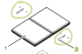 Isotherm SBE00099AA – Hinges Kit for BI29 Built-In 29(II) Dual Refrigerator