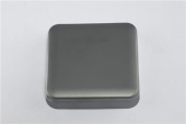 Inprojal Flip Cover Spring-Return 60x60mm Rough/Matt Silver