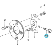 Northern Lights DK156633-8400 - CS,HX HD FLANGED M12x1.75 X 50