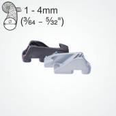 Clamcleat CL278 Side Entry Racing Micros Port Cleats for 1–4 mm Rope