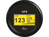 Wema 110322 - GPS-Digital Speedometer SOG COG Trip 60kn/110km Black