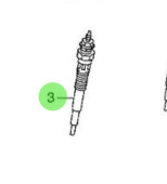 Nanni Diesel 970312323 - Glow Plug for T4.155 and 4.380TDI Engines