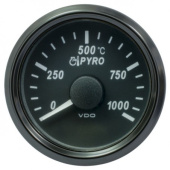 VDO A2C3833050001 - SingleViu 1383 Pyrometer 1000°C Black 52mm