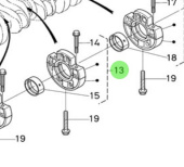 Nanni Diesel 970313439 - Main Bearing Case Assembly for N4.40 and N4.50 Engines