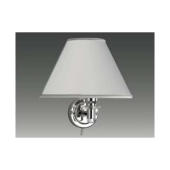 BCM Wall Light Genoa+Switch Chr. E14
