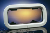 Lewmar 393460500 - 4L Standard Portlights Openable Ivory Trim 195 x 708 mm