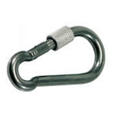 AISI 316 Carabiner With Safety Screw 5X50 mm