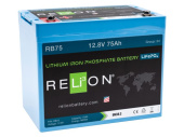 RELiON RB75 - Battery Lithium LiFePO4 12.8V 75Ah