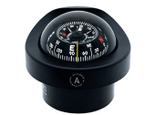 Autonautic C12/110-0011 - Flush Mount Compass 85mm. Conical Dial. Black  