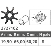 Finnord Jabsco Impeller 4598-0001