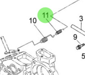 Nanni Diesel 970313078 - Governor Spring for Speed Regulator and Governor Assemblies
