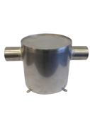 Allpa Stainless Steel Waterlock, Vertical, Hose Connection Ø60mm, H=300mm, Ø300mm