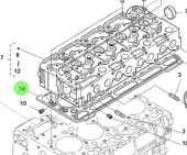 Nanni Diesel 970315389 - Cylinder Head Gasket for N4.40 Engines