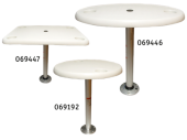 Allpa Table Top Set 'Palm' (450x390mm) With Pedestal (H=685mm) And Base