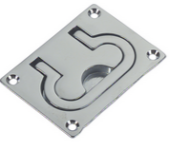 Foresti & Suardi 76A.C - Lifting Ring Chrome 75x54 mm