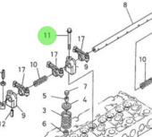 Nanni Diesel 970313548 - Flange Bolt for Valve Train and Timing Assemblies
