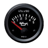 VDO 350-030-016C - Pressure Gauge - Cockpit International 52mm 500 Kpa Oil Pressure 12V