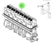 Steyr MT60184-0 - Partial Engine Spare Part for MO236K43 and Related Steyr Engines