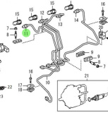 Nanni Diesel 970316170 - Injection Pipe Sub-Assembly No. 1 for T4 Series Engines