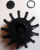 Jabsco 2999-0001 - Neoprene Impeller (13 Blades. 127mm x 102 mm. 38mm Shaft Diameter. Double Flat Drive)