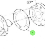 Nanni Diesel 970302683 - Sea Water Pump Gasket for Nanni Marine Engines