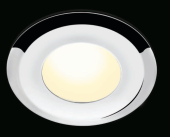 BCM Ceiling Downlight Tritone 1 R/W 3237 R8W 85 Stainless Steel