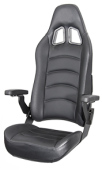Shockwave Commander Seat - High Back Onyx (Black)
