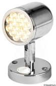 Osculati 13.947.10 - Articulated spotlight polished Stainless Steel with switch