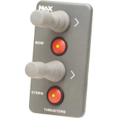 Max Power Control Panel - 2 Buttons, 2 Joystics, Grey