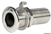 Osculati AISI 316 Stainless Steel Long Thread Skin Fitting, 1" to 1-1/2" Thread