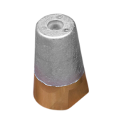 Tecnoseal Zinc Radice Hexagonal Propeller Sacrificial Anodes with Brass Plug