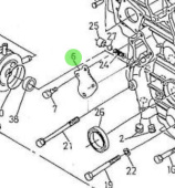 Nanni Diesel 906200106 - Hose for Timing Gear Case