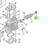 Nanni Diesel 970310938 - Ball Bearing for Injection Pump Camshaft