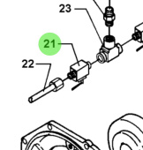 Bukh 530B0008 - Cock Plug for DV36 and DV48 Fuel Lift Pump Assemblies