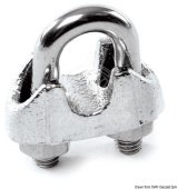 Osculati AISI 316 Stainless Steel Wire Rope U-Bolt Clamps