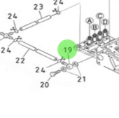Nanni Diesel 970313324 - Union for Nozzle Holder and Glow Plug Assembly