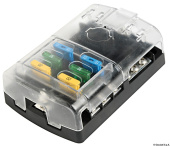 Osculati 14.183.06 - Polycarbonate Fuse Holder Box 6 Seats