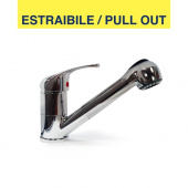 Barka 03.08.05502 - Classical One Handle Mixer With Pull-Out Shower 2 m