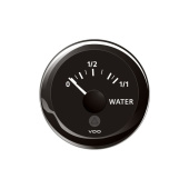 VDO A2C59514097 – ViewLine Fresh Water Level Gauge 3-180 Ohm Black 52 mm