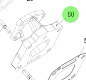 Steyr 2181009-0 - Intermediate Flange Assembly Including Studs for SE266S36 and SE236S36 Engines
